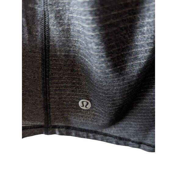 LULULEMON ATHLETICA Tie It Up Singlet In Heathered Black Size 6 - Picture 7 of 7